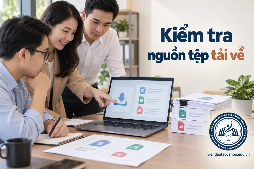 Kiểm tra nguồn tệp tải về