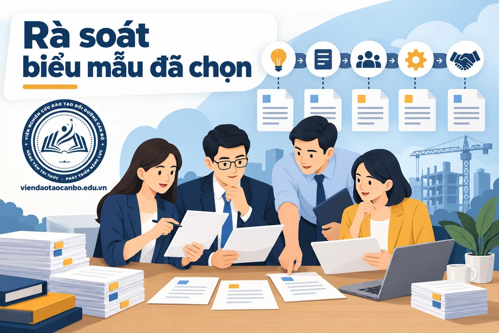 Rà soát biểu mẫu đã chọn
