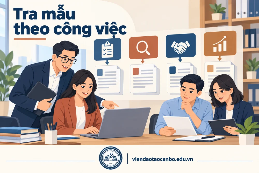 Tra mẫu theo công việc