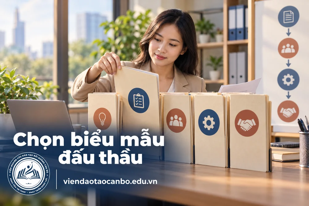 Chọn biểu mẫu đấu thầu