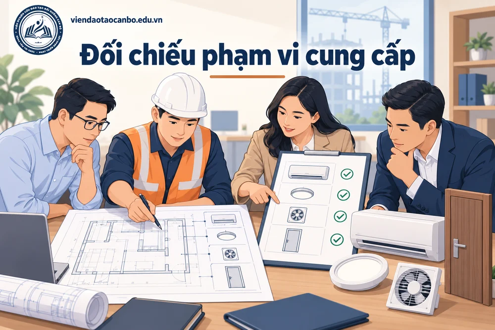 Đối chiếu phạm vi cung cấp