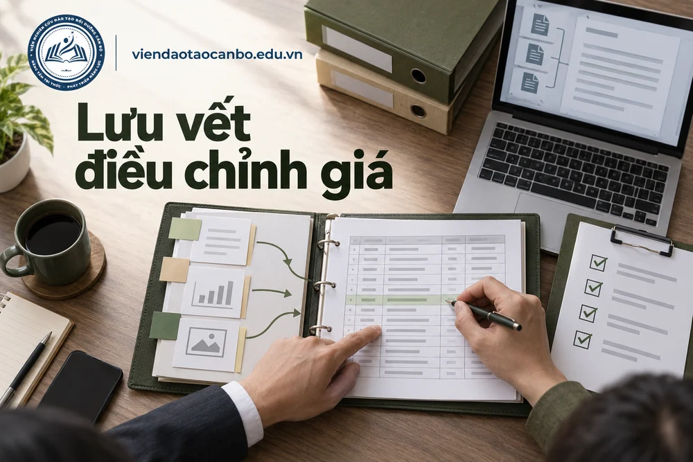 Lưu vết điều chỉnh giá