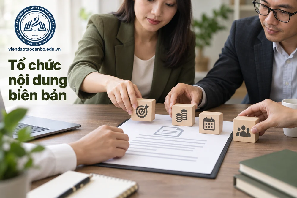 Tổ chức nội dung biên bản