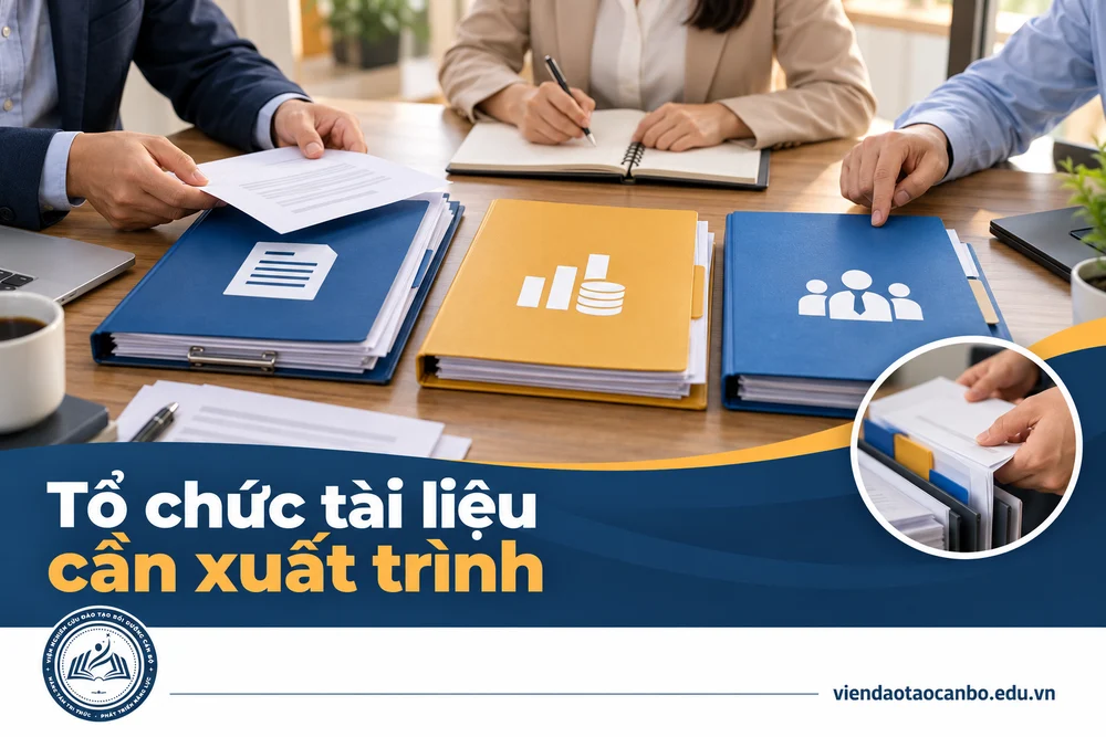 Tổ chức tài liệu cần xuất trình
