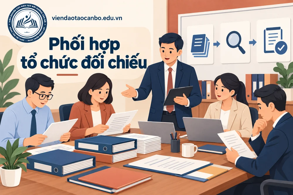 Phối hợp tổ chức đối chiếu