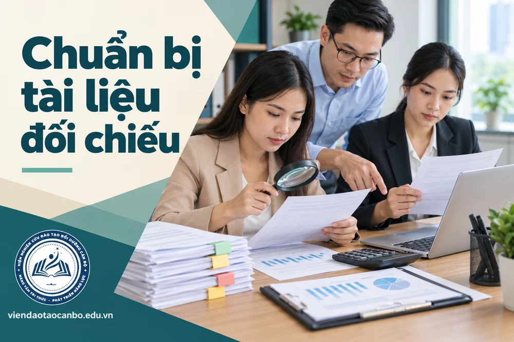 Chuẩn bị tài liệu đối chiếu