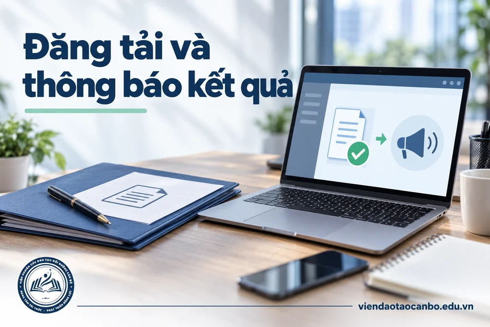 Đăng tải và thông báo kết quả