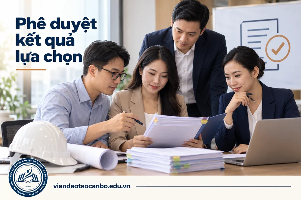 Mẫu quyết định phê duyệt kết quả lựa chọn nhà thầu theo Phụ lục 5 Thông tư 79: cách điền, căn cứ, đăng tải