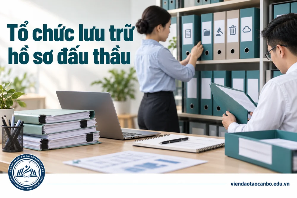 Tổ chức lưu trữ hồ sơ đấu thầu