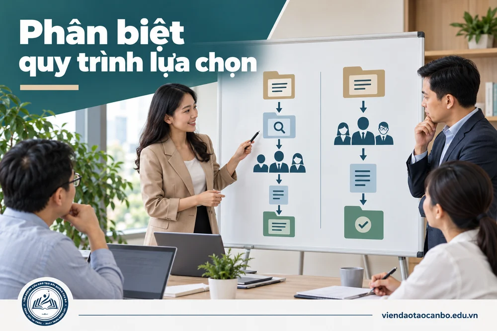 Phân biệt quy trình lựa chọn
