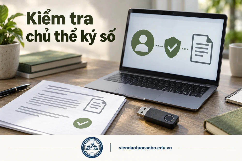 Kiểm tra chủ thể ký số