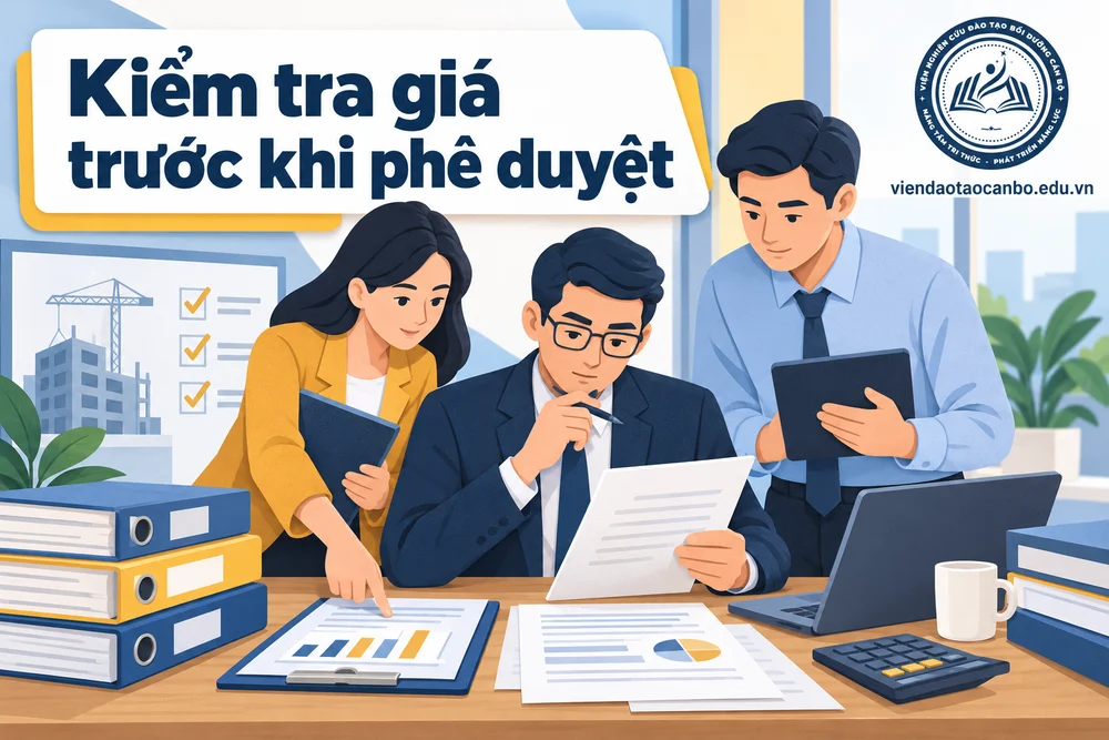 Kiểm tra giá trước khi phê duyệt