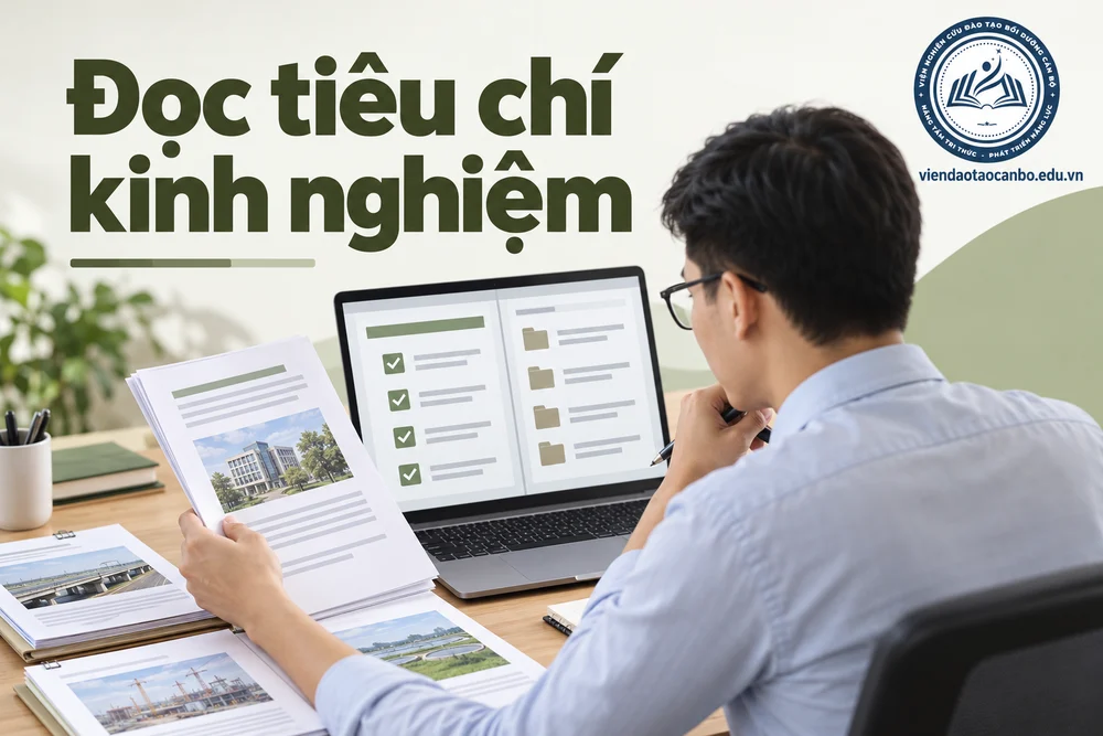 Đọc tiêu chí kinh nghiệm