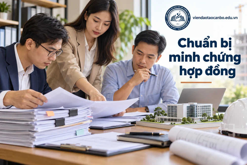 Chuẩn bị minh chứng hợp đồng
