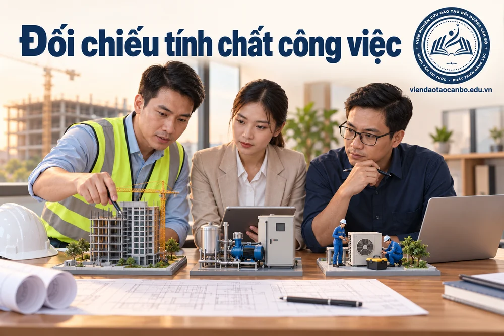 Đối chiếu tính chất công việc
