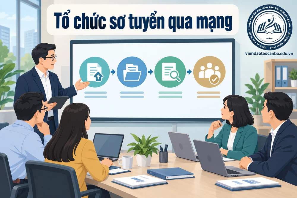 Tổ chức sơ tuyển qua mạng