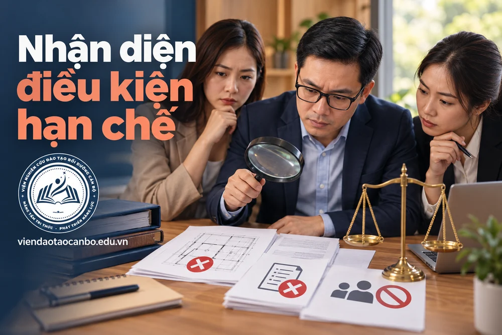 Nhận diện điều kiện hạn chế