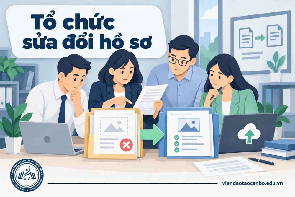 Tổ chức sửa đổi hồ sơ