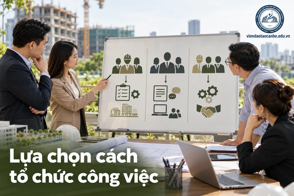 Lựa chọn cách tổ chức công việc