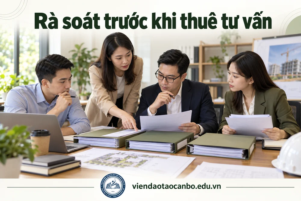 Rà soát trước khi thuê tư vấn