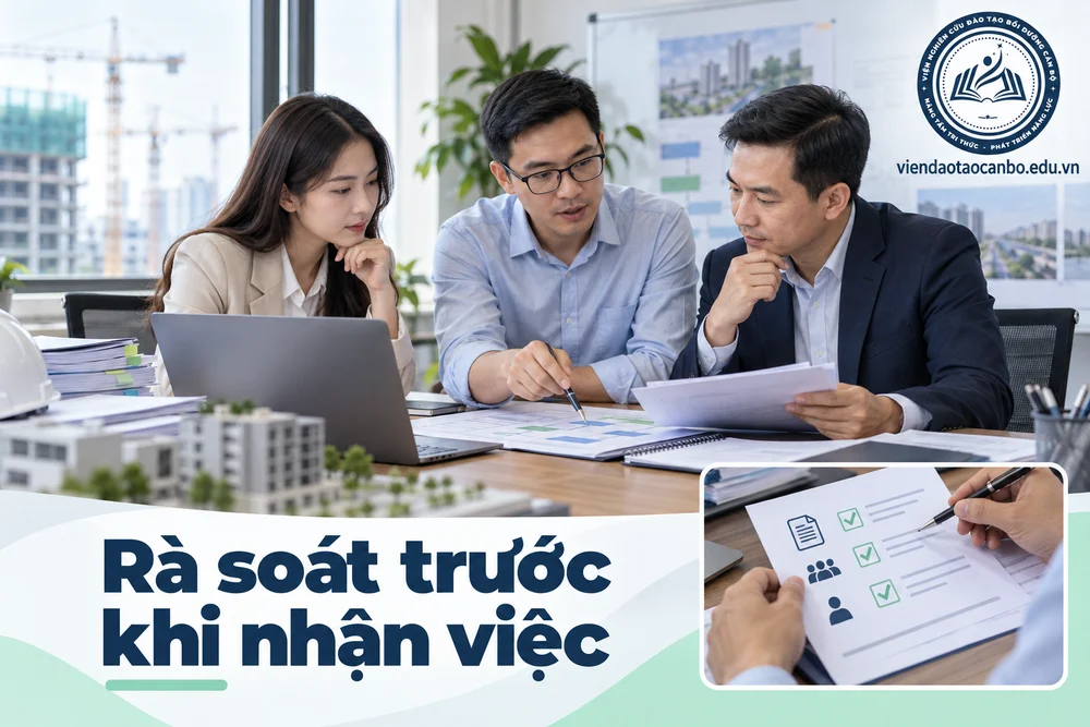 Rà soát trước khi nhận việc