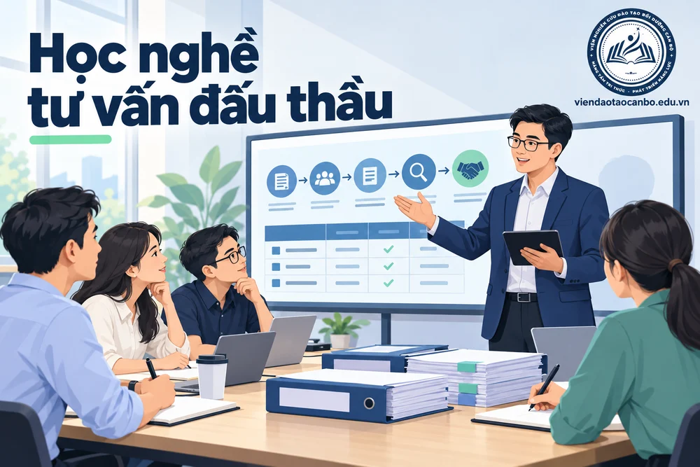 Học tư vấn đấu thầu: chuyên viên tư vấn đấu thầu cần chứng chỉ gì, kỹ năng nào, lộ trình đến hành nghề