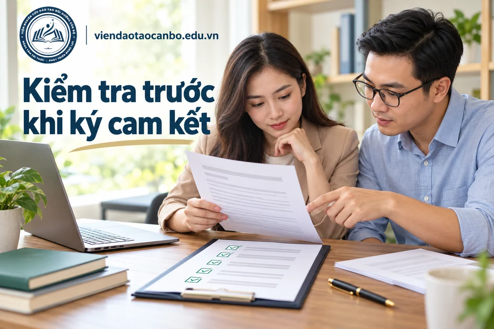 Kiểm tra trước khi ký cam kết