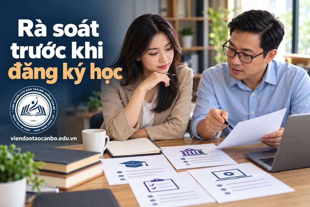 Rà soát trước khi đăng ký học