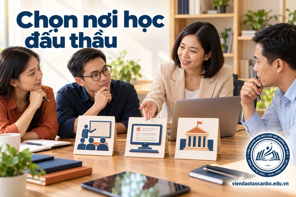 Chọn nơi học đấu thầu
