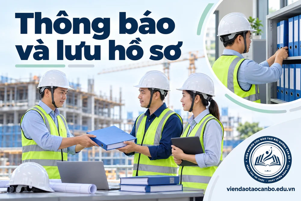 Thông báo và lưu hồ sơ