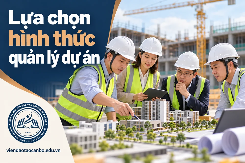 Hình thức quản lý dự án theo Luật Xây dựng 2025, NĐ 217: Ban QLDA, thuê tư vấn, ban trực thuộc, tự quản lý