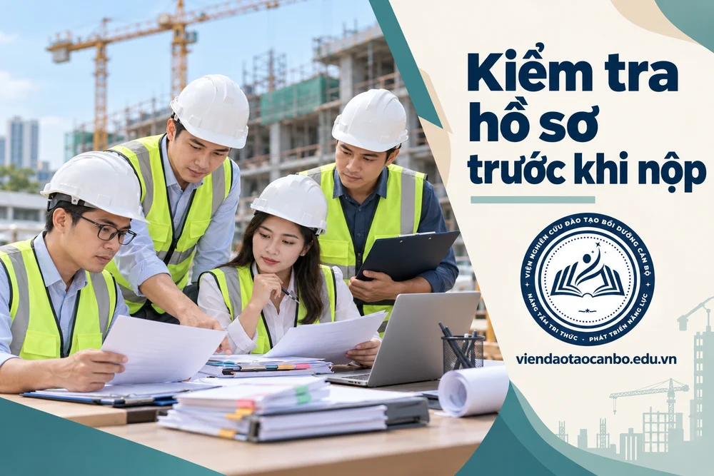 Kiểm tra hồ sơ trước khi nộp