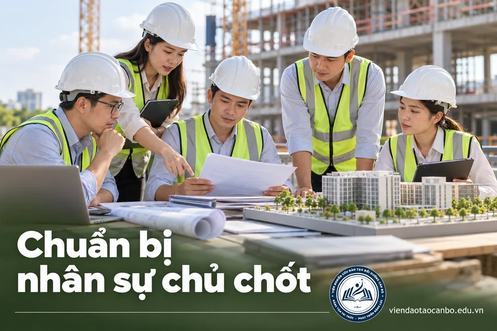 Chuẩn bị nhân sự chủ chốt