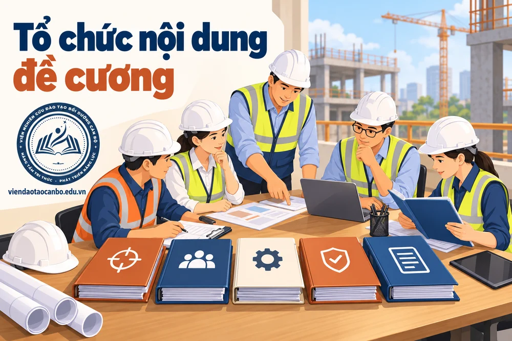 Tổ chức nội dung đề cương