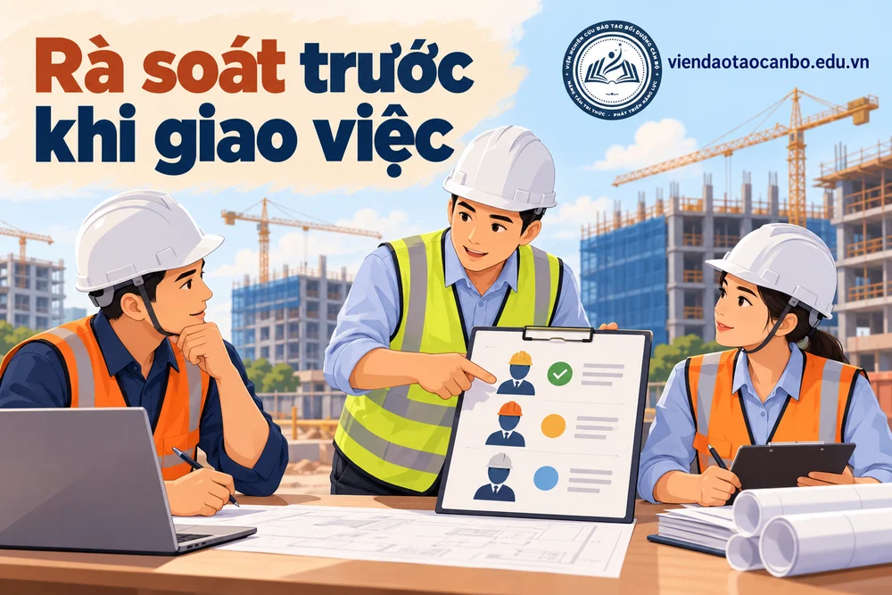 Rà soát trước khi giao việc
