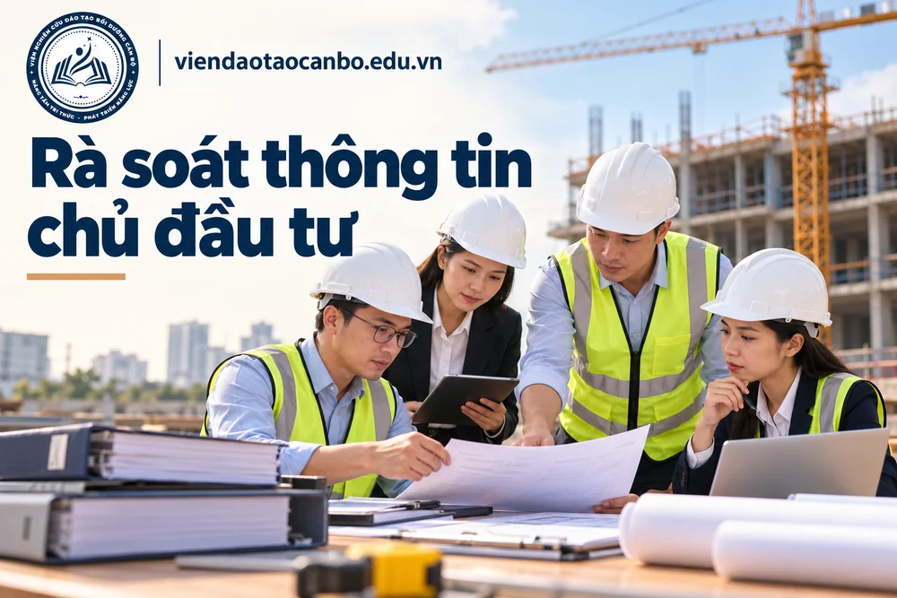 Rà soát thông tin chủ đầu tư