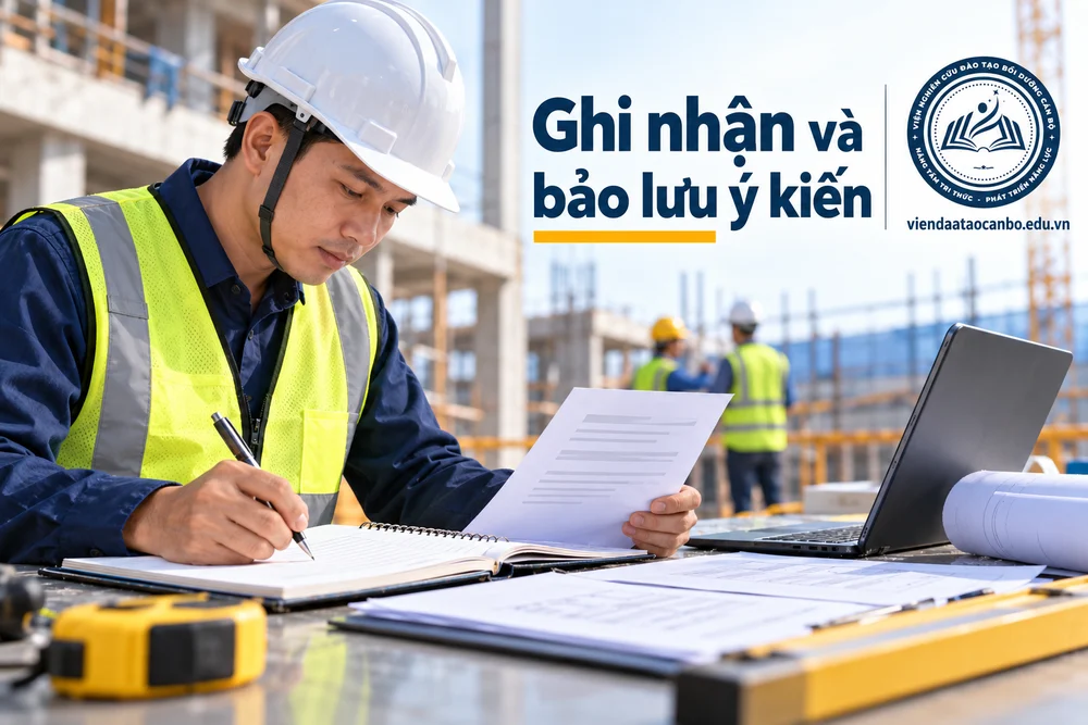 Ghi nhận và bảo lưu ý kiến