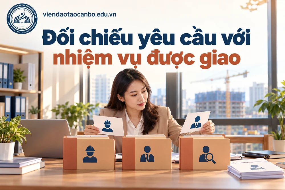 Đối chiếu yêu cầu với nhiệm vụ được giao