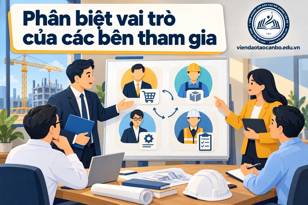 Phân biệt vai trò của các bên tham gia