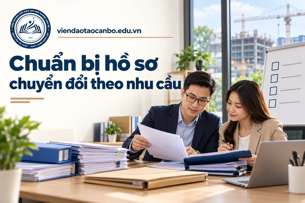 Chuẩn bị hồ sơ chuyển đổi theo nhu cầu