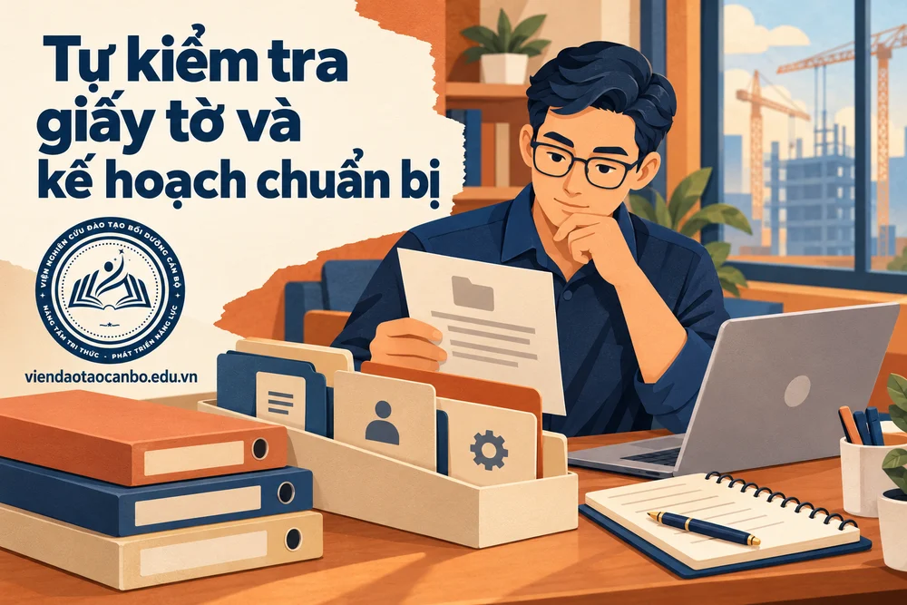 Tự kiểm tra giấy tờ và kế hoạch chuẩn bị