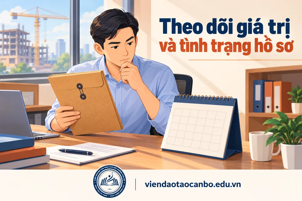 Theo dõi giá trị và tình trạng hồ sơ