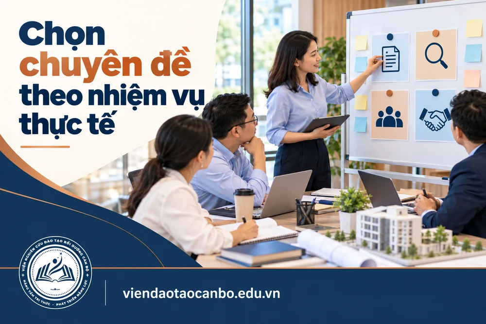 Chọn chuyên đề theo nhiệm vụ thực tế