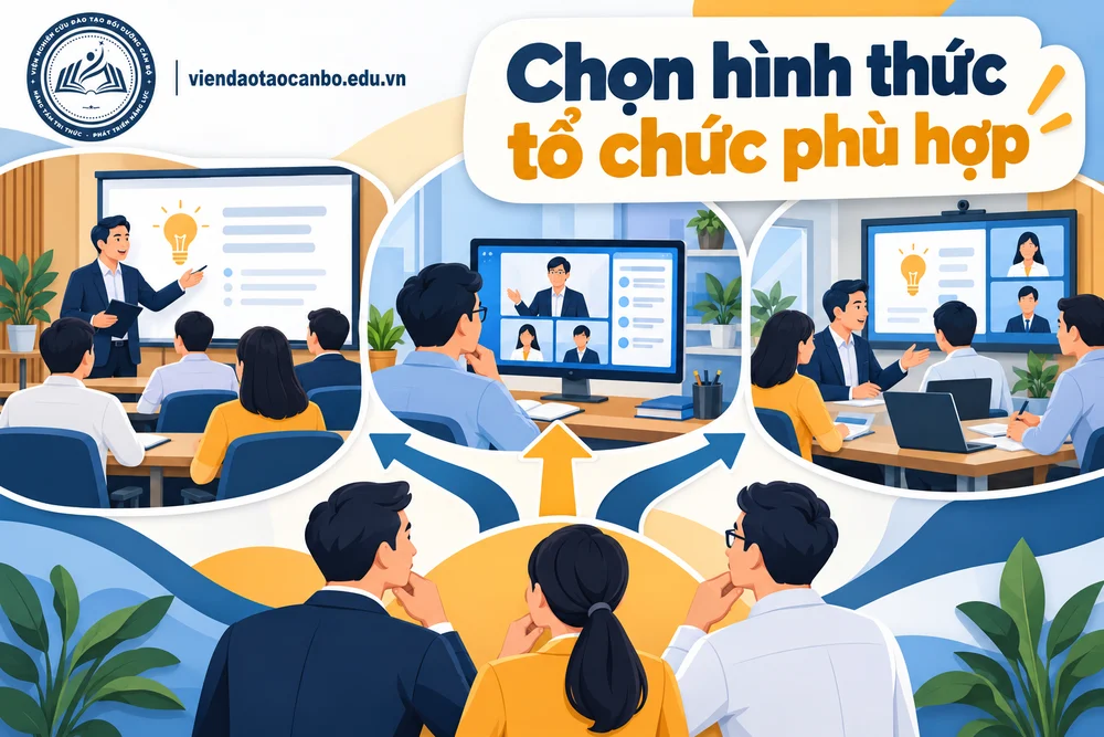 Chọn hình thức tổ chức phù hợp
