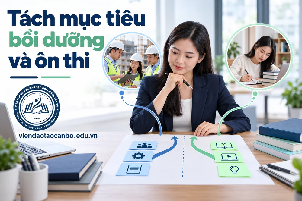 Tách mục tiêu bồi dưỡng và ôn thi