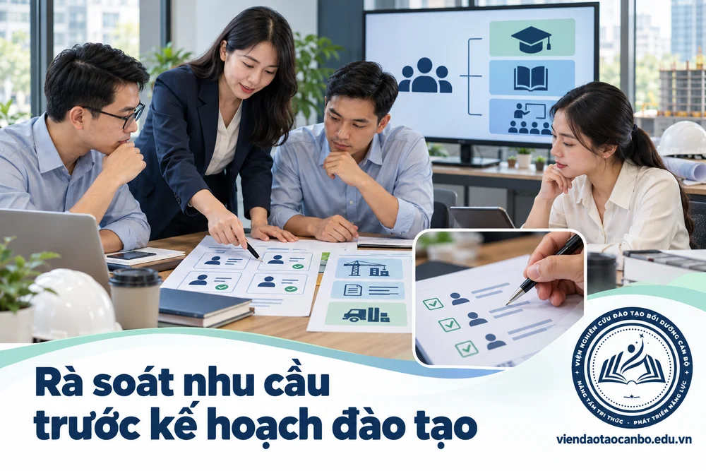 Rà soát nhu cầu trước kế hoạch đào tạo