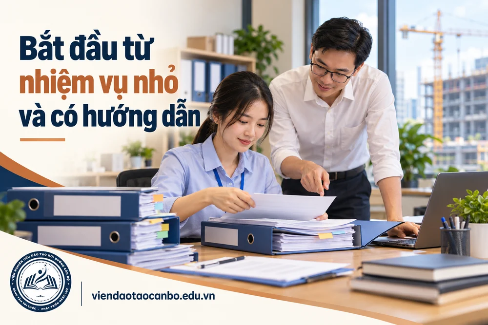 Bắt đầu từ nhiệm vụ nhỏ và có hướng dẫn