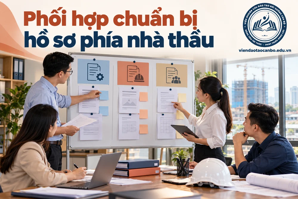 Phối hợp chuẩn bị hồ sơ phía nhà thầu