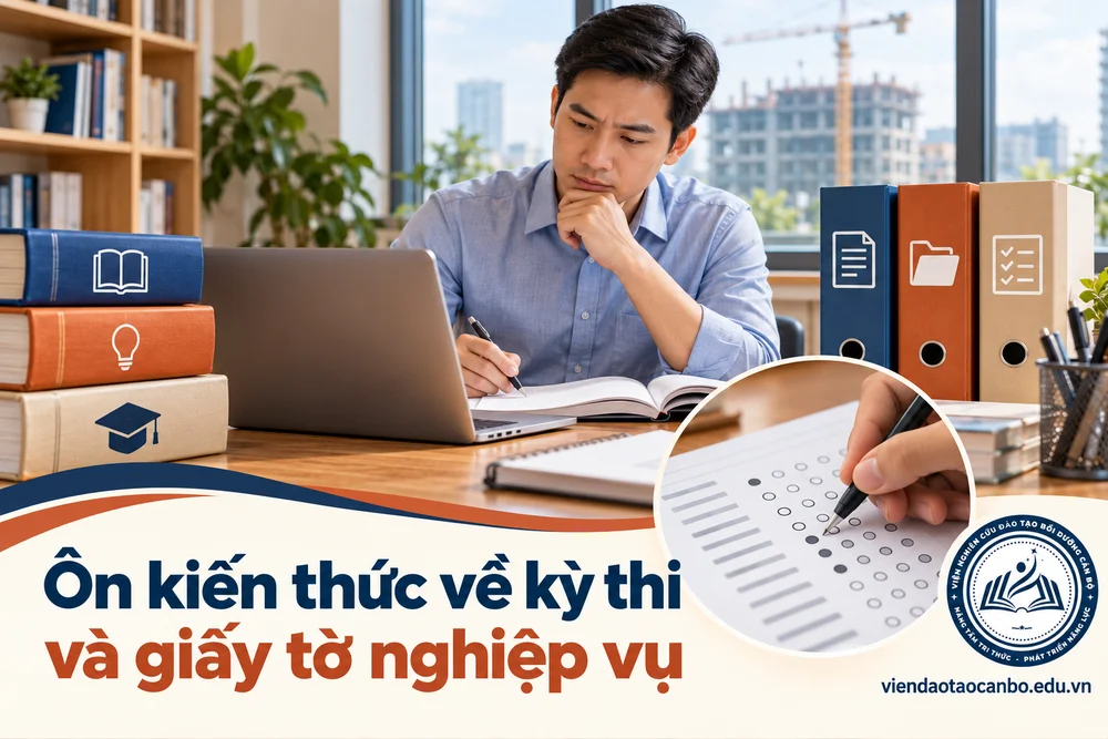 Ôn kiến thức về kỳ thi và giấy tờ nghiệp vụ