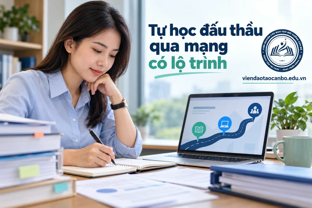 Tự học đấu thầu qua mạng có lộ trình